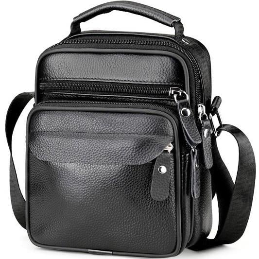 Барсетка через плечо кожаная Bexhill Bx-54551 Черный