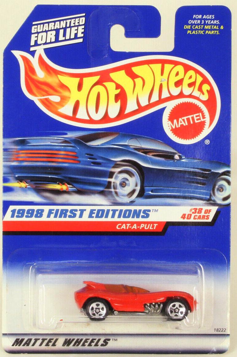Игрушечная машинка Hot Wheels Cat-A- Pult 60 s Cheetah Roadster 1998 First Editions №681 (18222)
