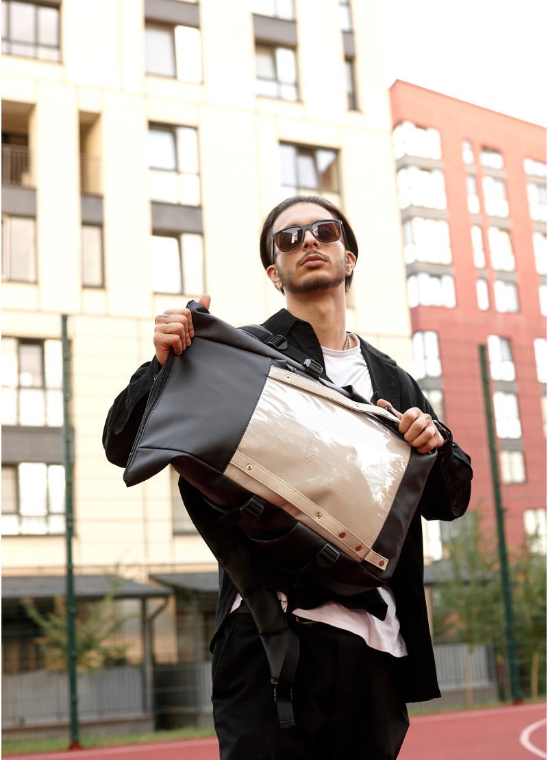 Рюкзак мужской Sambag RollTop Hacking Черно-серый (15379011e) - фото 2 Рюкзак мужской Sambag RollTop Hacking Черно-серый (15379011e) - фото 2