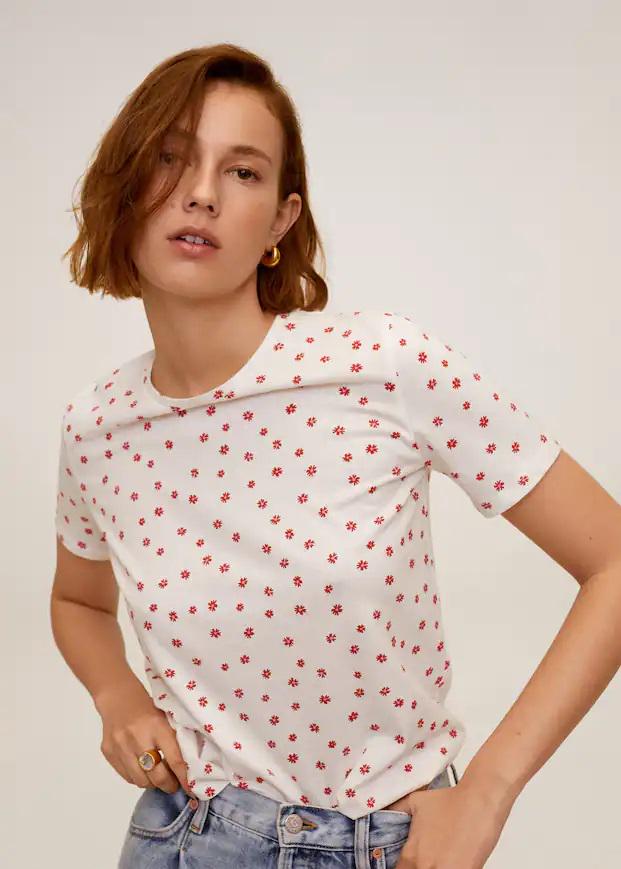 Футболка Mango XS White (10115858)