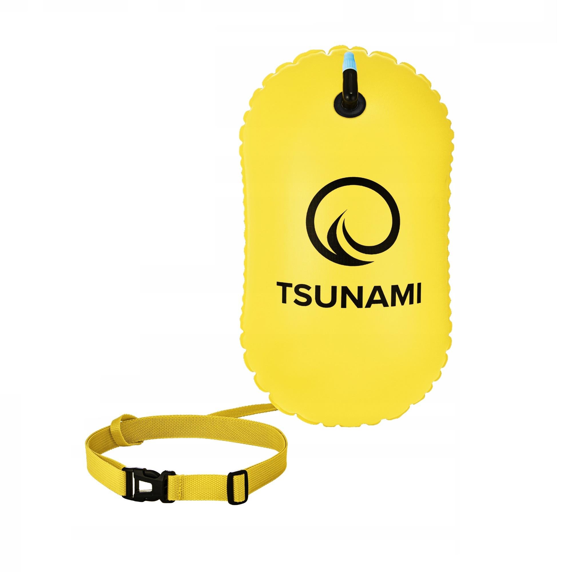 Буй для плавания TSUNAMI Basic надувной Yellow (P-5907739316806)