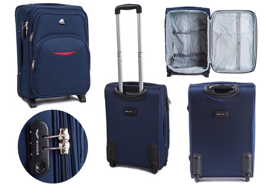 Валіза текстильна Wings 1708 S на 2 колесах Синій (CETKNWI1708SM2SIN) - фото 4 Валіза текстильна Wings 1708 S на 2 колесах Синій (CETKNWI1708SM2SIN) - фото 4