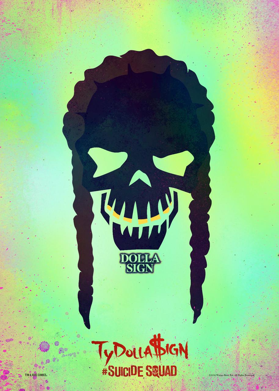 Картина постер Gee! Suicide Squad Отряд Самоубийц минимализм 40х60 см SS.09.006