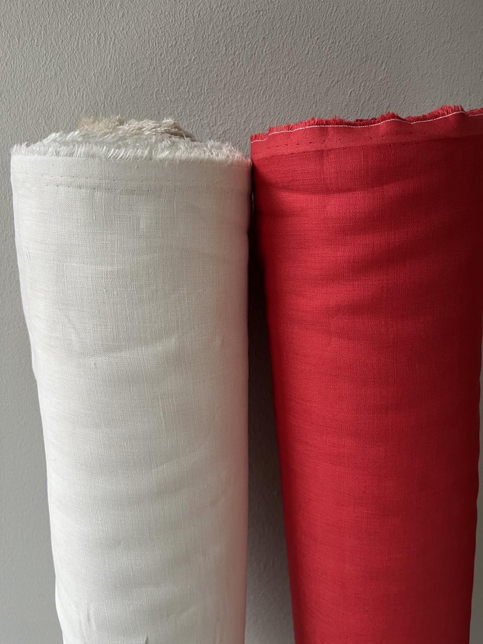 Ткань рубашечная LINEN PLUS льняная 143 см 1309 Красный - фото 9 Ткань рубашечная LINEN PLUS льняная 143 см 1309 Красный - фото 9