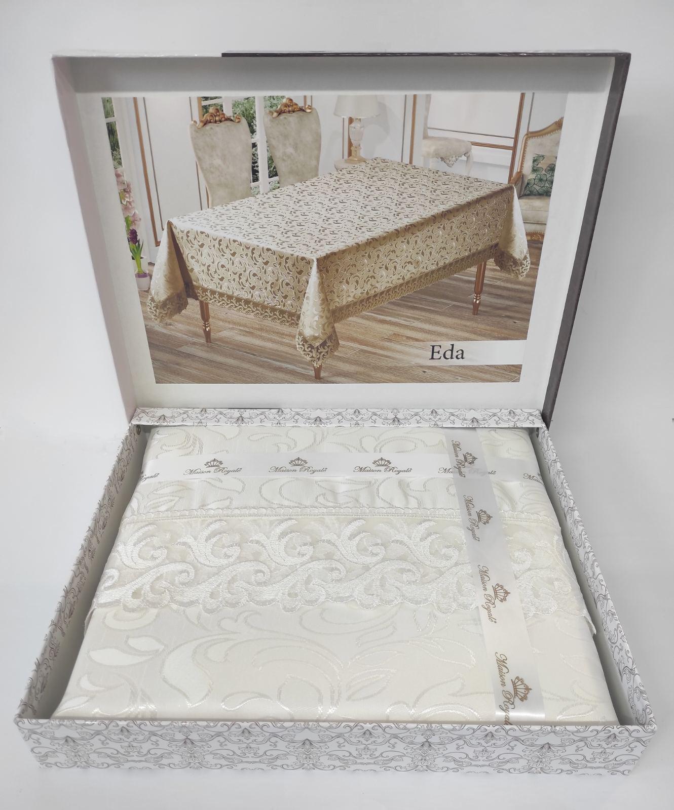 Скатерть Maison Royale 110x160 Eda Cream (01MR41P110160K02) Скатерть Maison Royale 110x160 Eda Cream (01MR41P110160K02)