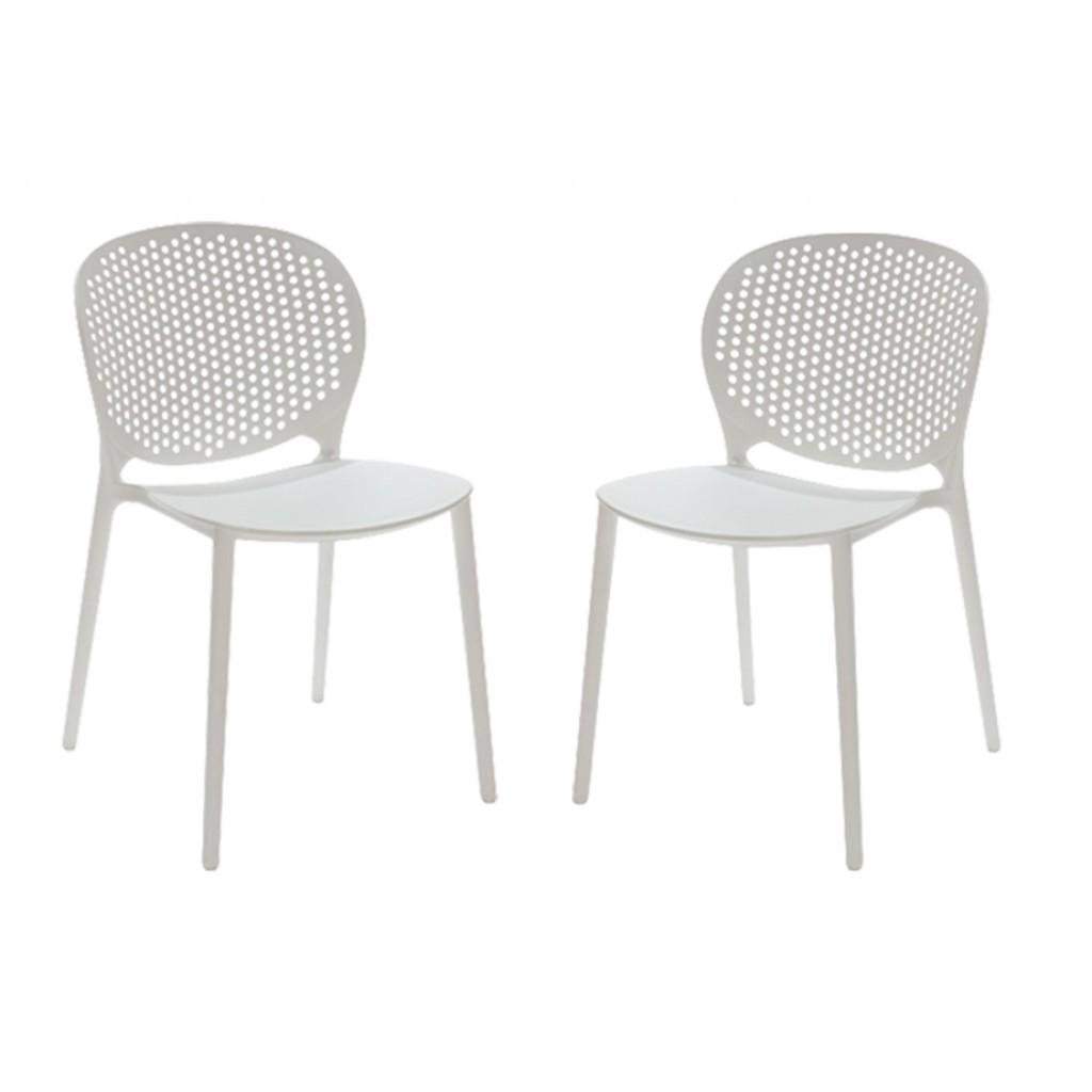 Стул обеденный Bonro B-714 Белый 2 шт. (4240017512)