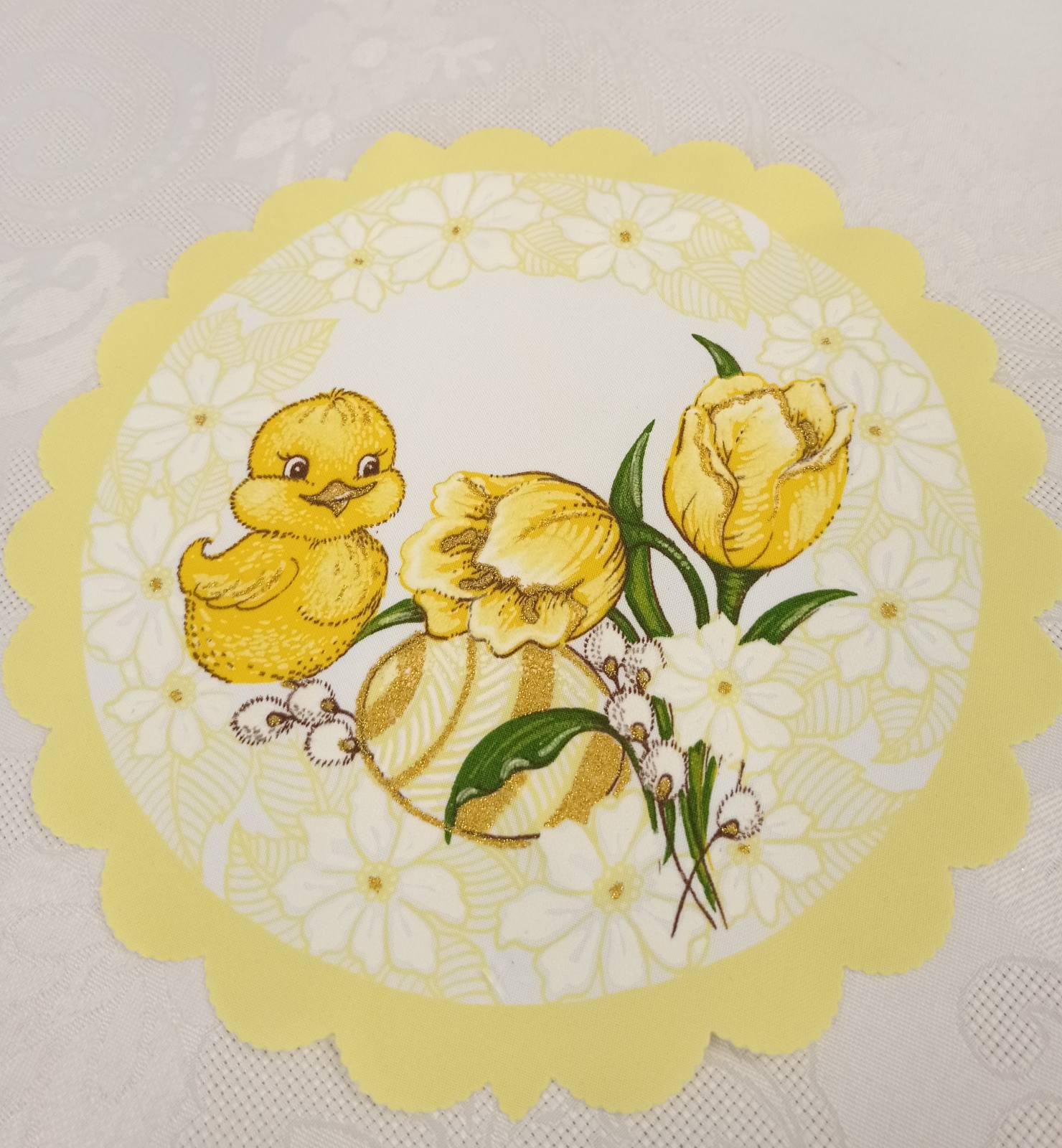 Салфетка пасхальная Easter Melody D-20 Yellow (CN14647)