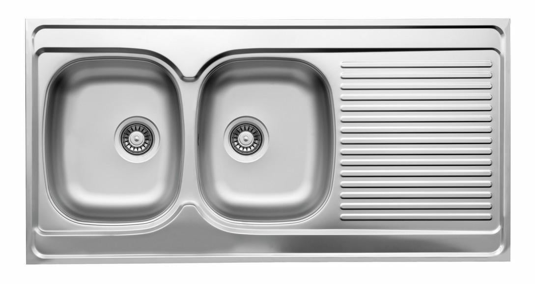 Мийка кухонна накладна UKINOX STM 1200 600 GT 6C матова оборотна