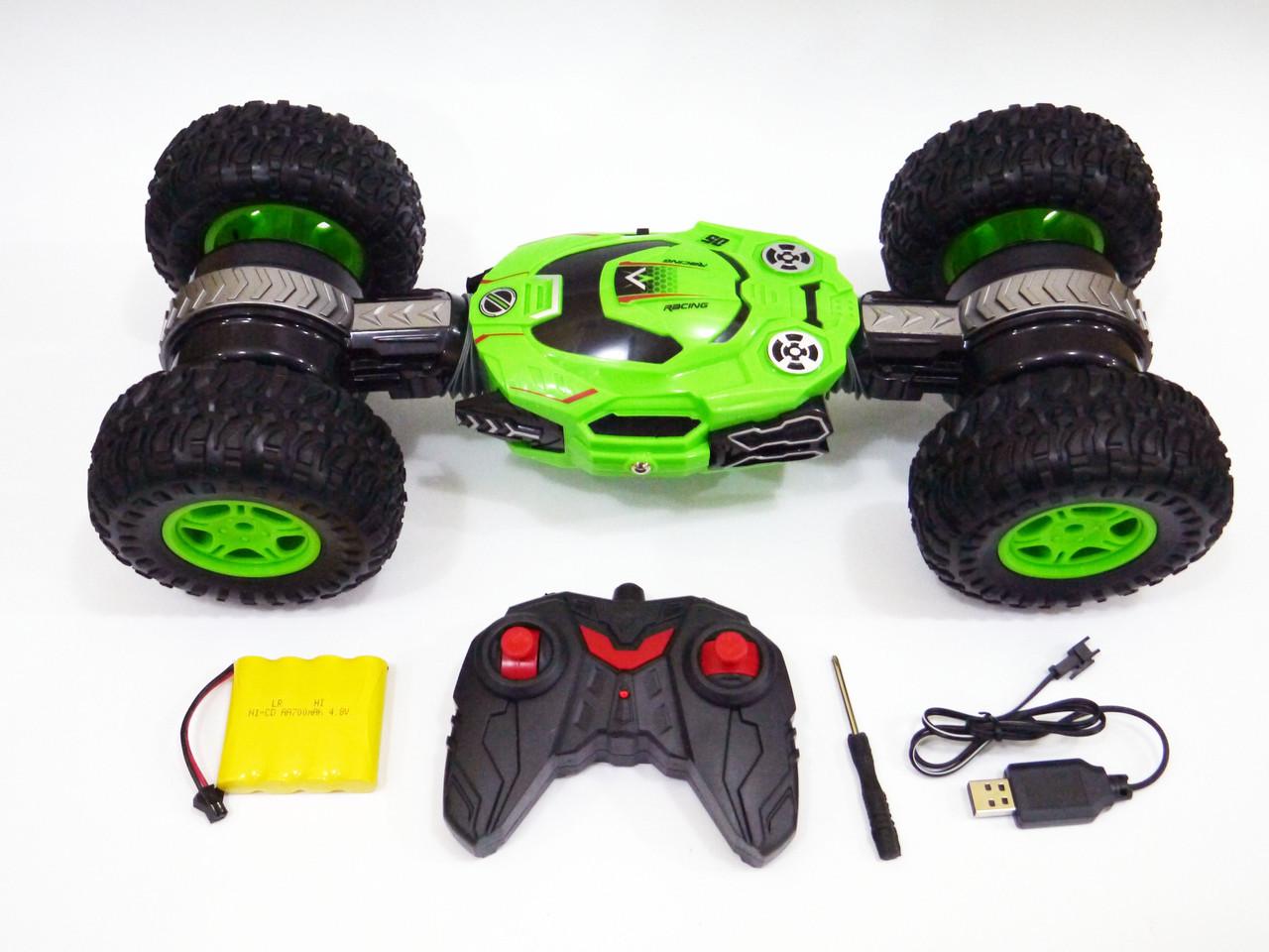 Машинка с радиоуправлением RIAS Dance Monster Green (4_00146) - фото 3 Машинка с радиоуправлением RIAS Dance Monster Green (4_00146) - фото 3