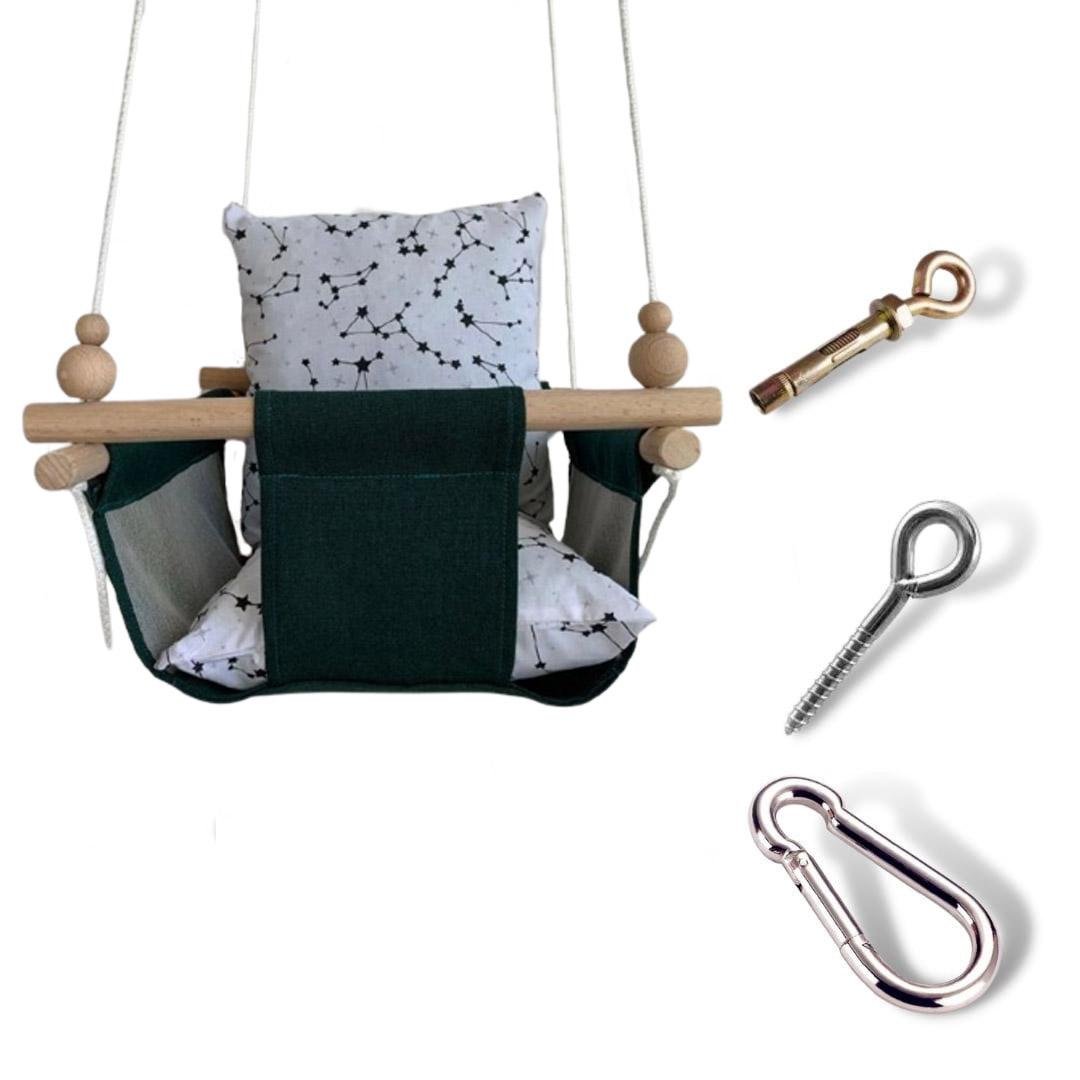 Дитяча гойдалка Infancy Зіркове небо Темно-зелений (10058694)