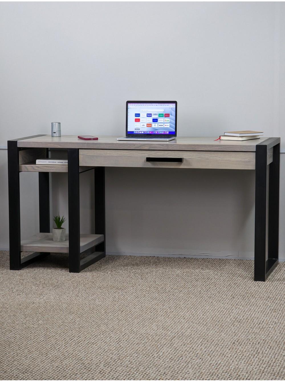 Стіл офісний MSM в стилі Loft №2 Сірий