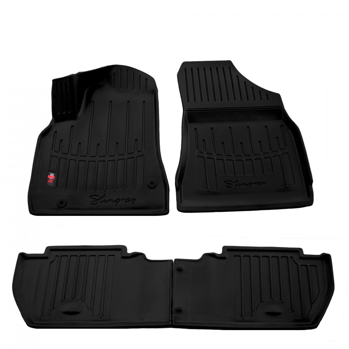 Коврики в салон 3D Peugeot Partner Citroen Berlingo II 2008 2018 с бортом 4 шт.
