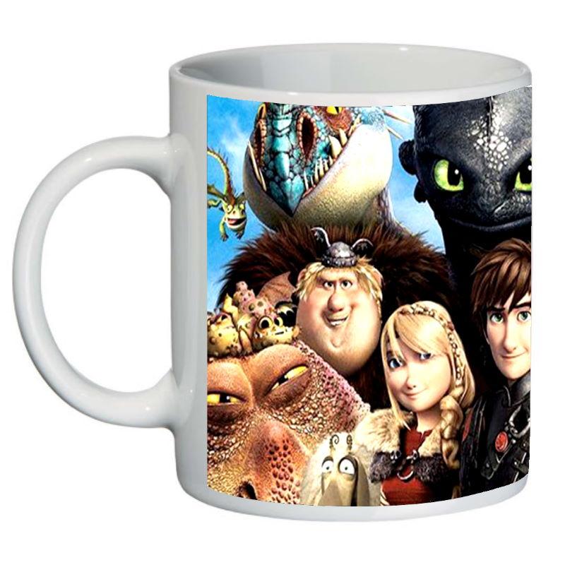 Кружка с принтом SuperCup Как приручить Дракона (SC-Беззубик09)