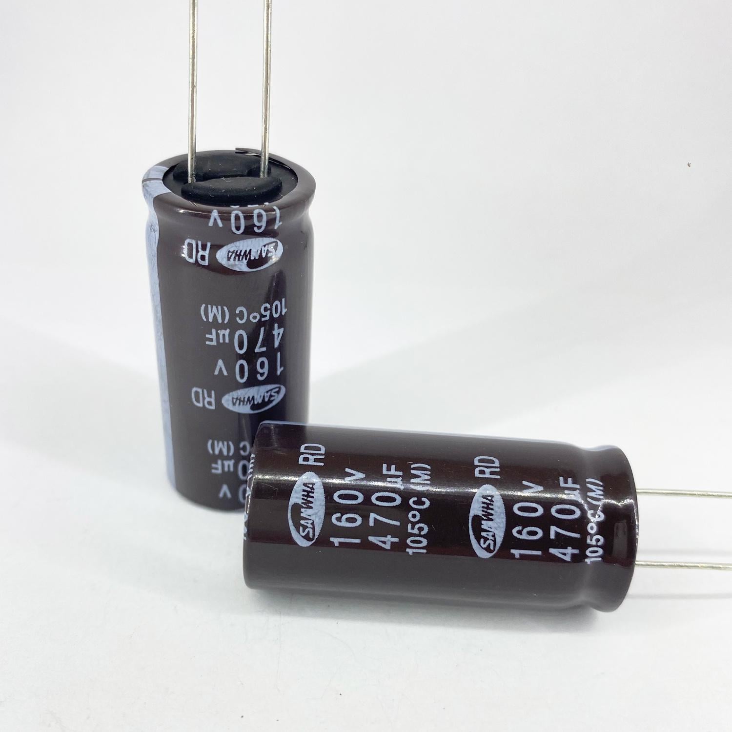 Электролитические конденсаторы Samwha 470 мкф 160V 18x40 мм 105 °C (5445)