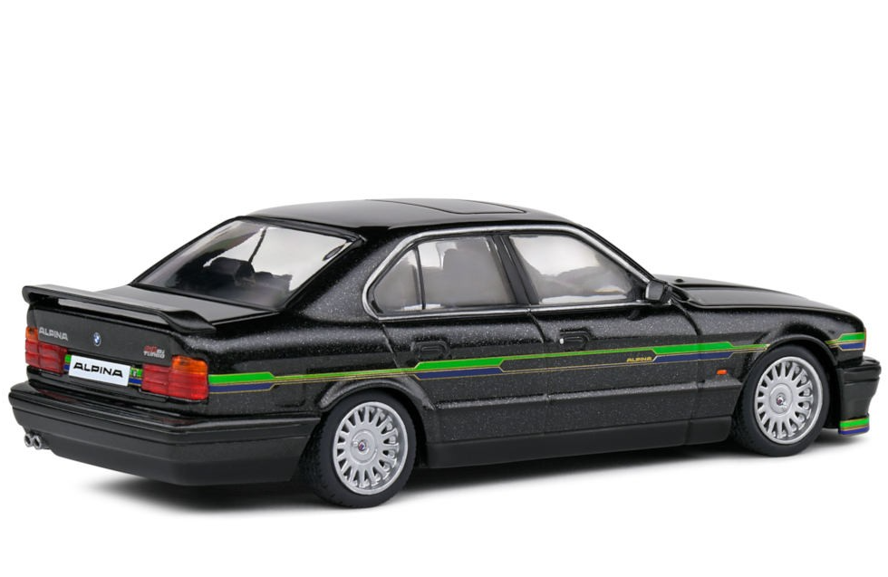 Модель автомобіля Solido BMW Alpina B10 E34 BiTurbo 1:43 Black (S4310406) - фото 2