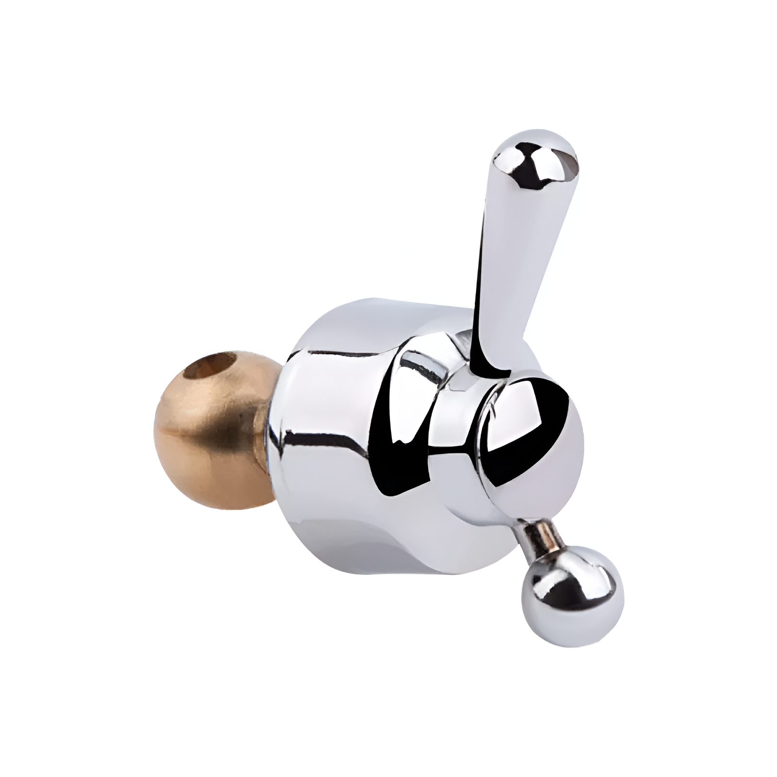 Перемикач кульовий для душу Wezer WOT-001 Хром Перемикач кульовий для душу Wezer WOT-001 Хром