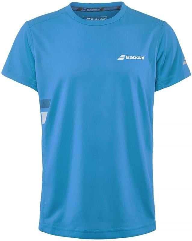 Футболка детская Babolat Core flag club tee boy diva 128 см Blue (3BS18011/4013 10-12)