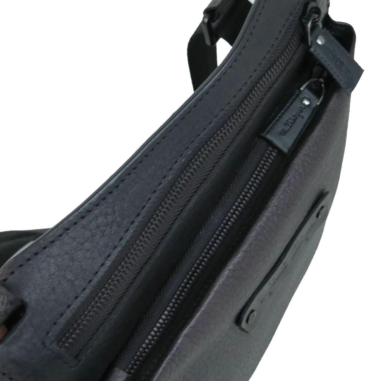 Сумка чоловіча Mykhail Ikhtyar натуральна шкіра Чорний (45041 New black) - фото 6 Сумка чоловіча Mykhail Ikhtyar натуральна шкіра Чорний (45041 New black) - фото 6