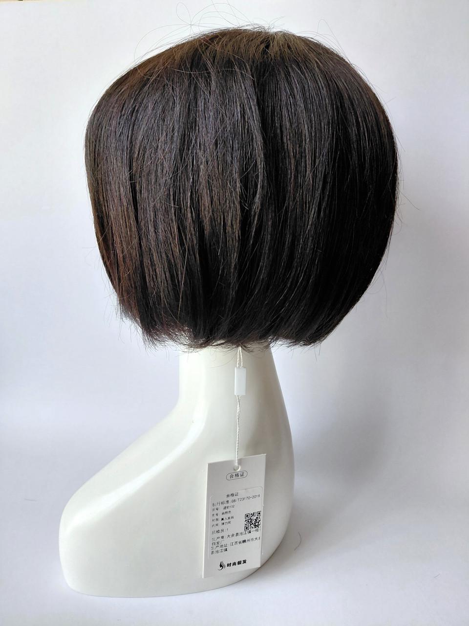 Парик каре из натуральных волос Черный (29279451) - фото 6 Парик каре из натуральных волос Черный (29279451) - фото 6