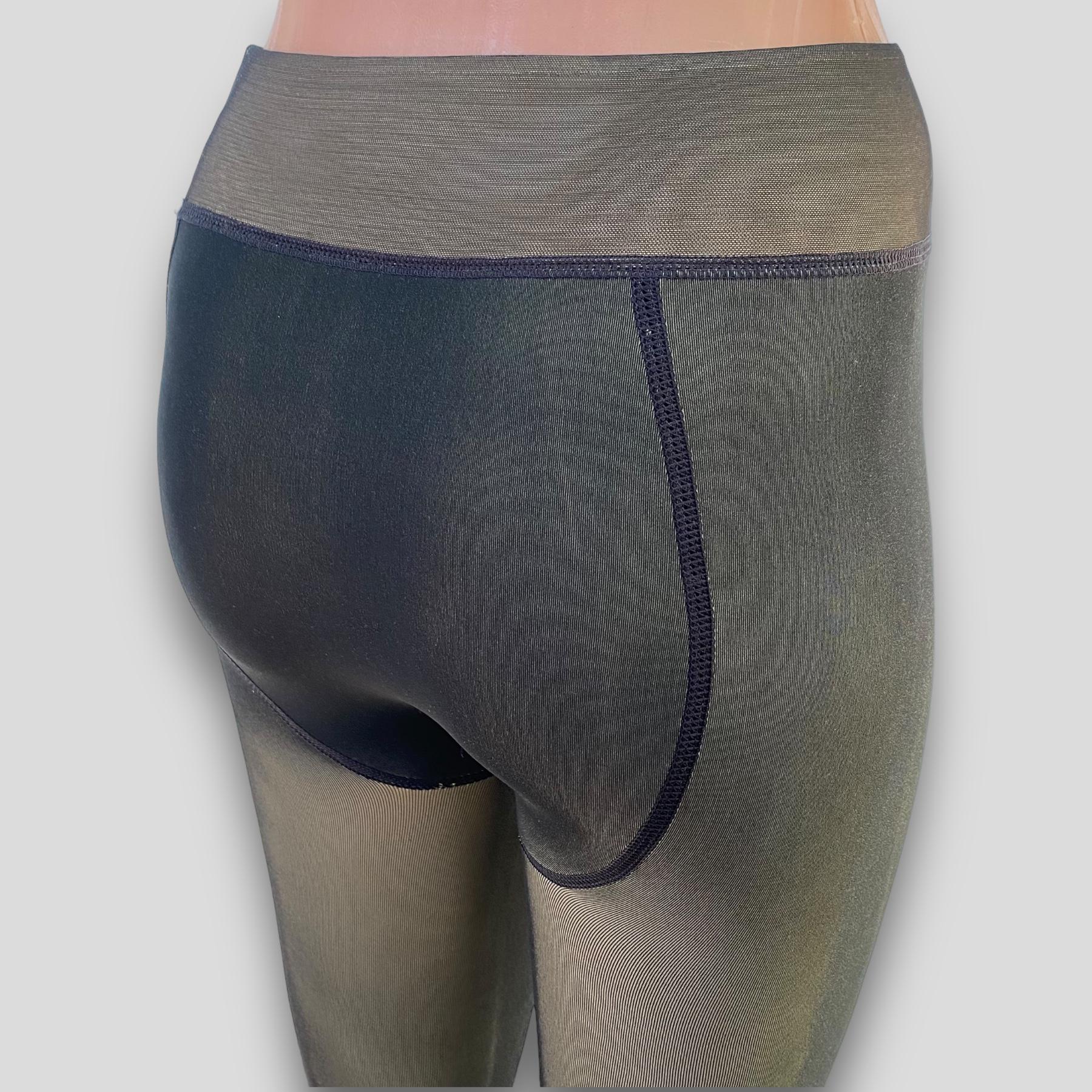 Лосины женские ШУГУАН с эффектом капрона 4XL Черный (F010) - фото 7 Лосины женские ШУГУАН с эффектом капрона 4XL Черный (F010) - фото 7