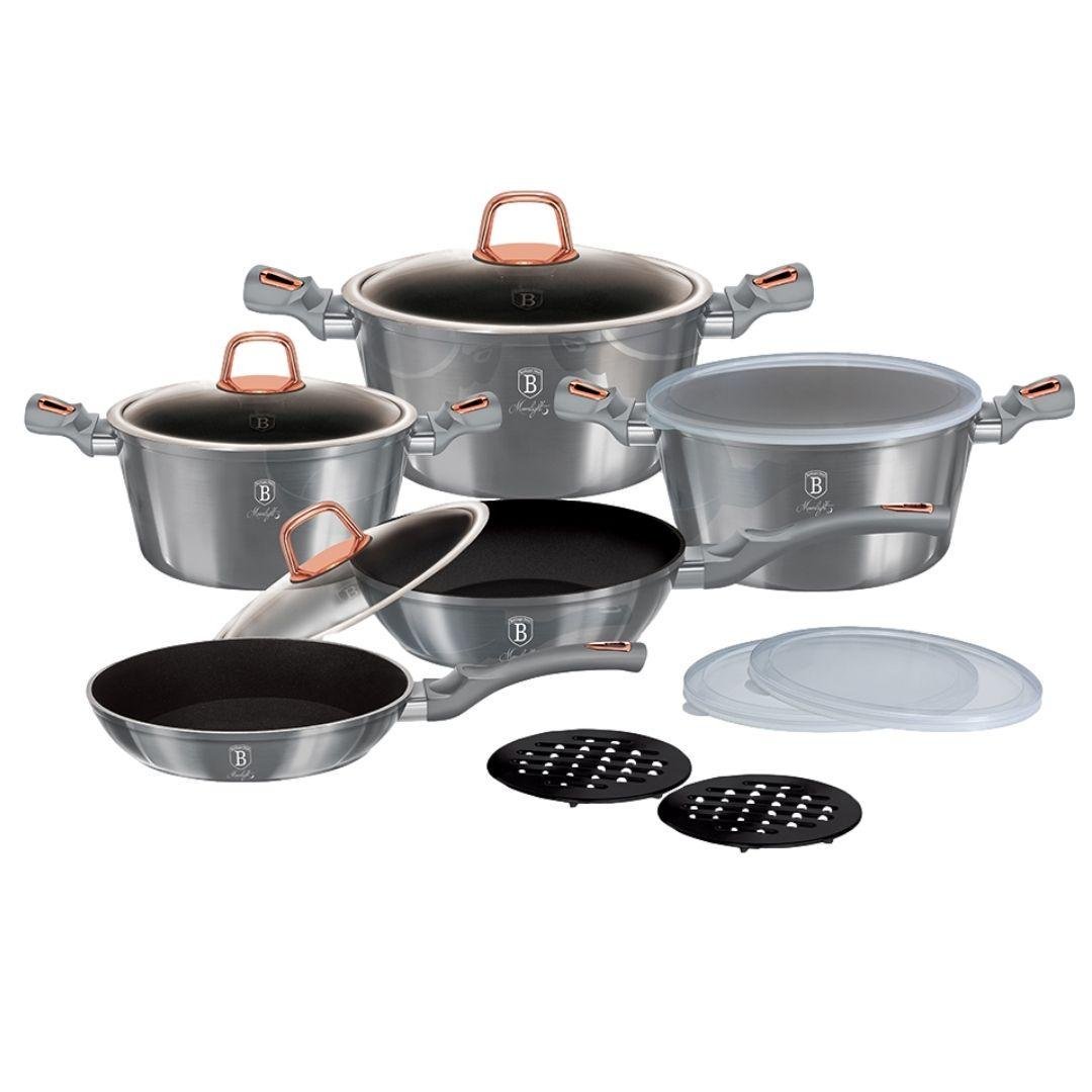 Набір посуду Berlinger Haus Moonlight Collection 13 пр. (1569432246)