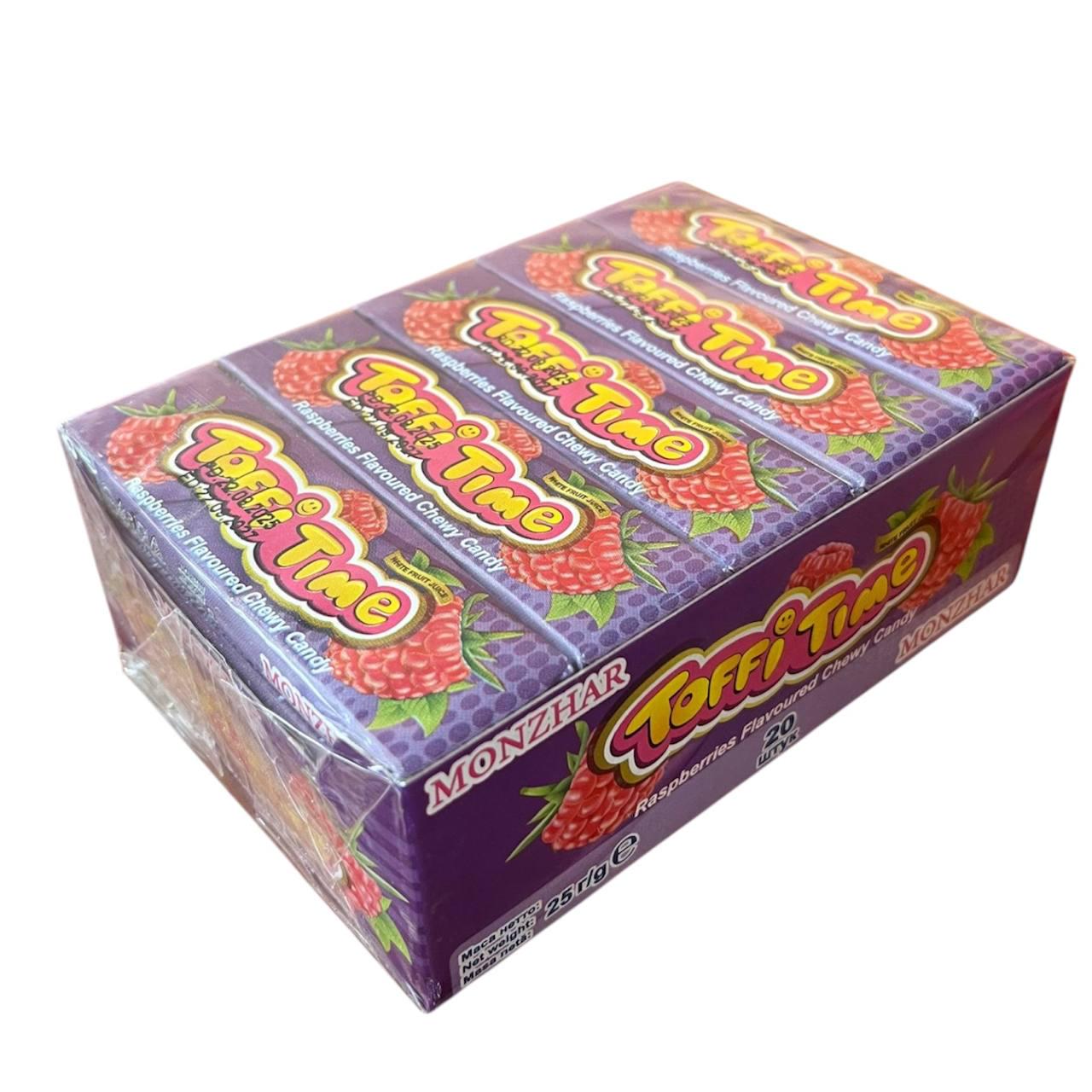 Цукерка жувальна Toffi Time Малина 20 шт. 500 г (00000006133)