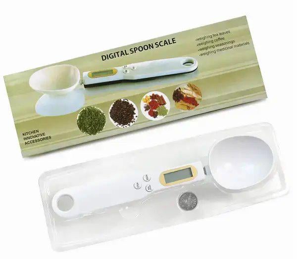 Ложка-весы электронная мерная Digital Spoon Scale с LCD дисплеем до 500 г Белый