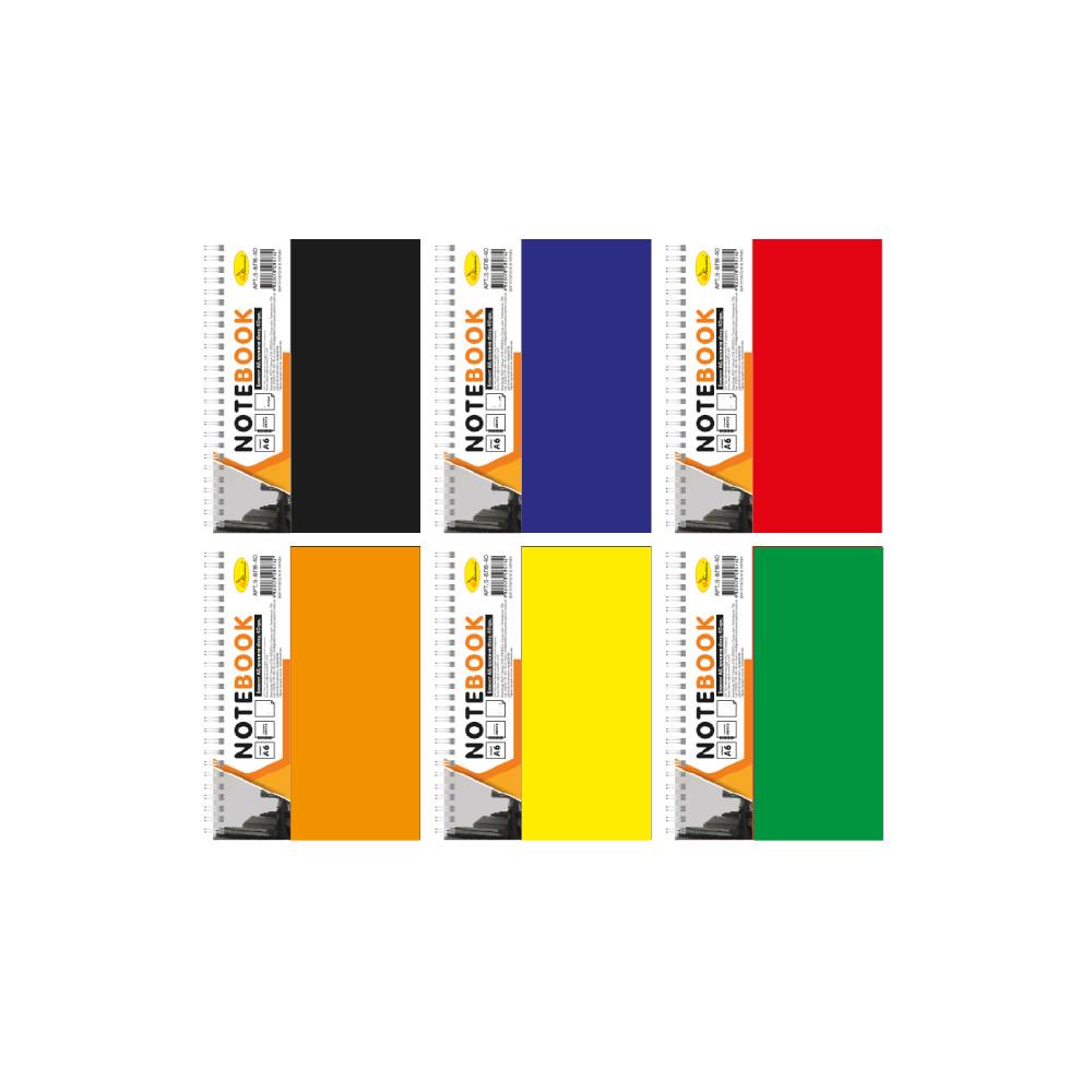 Набор блокнотов Микс А6 пружина сбоку 80 л.