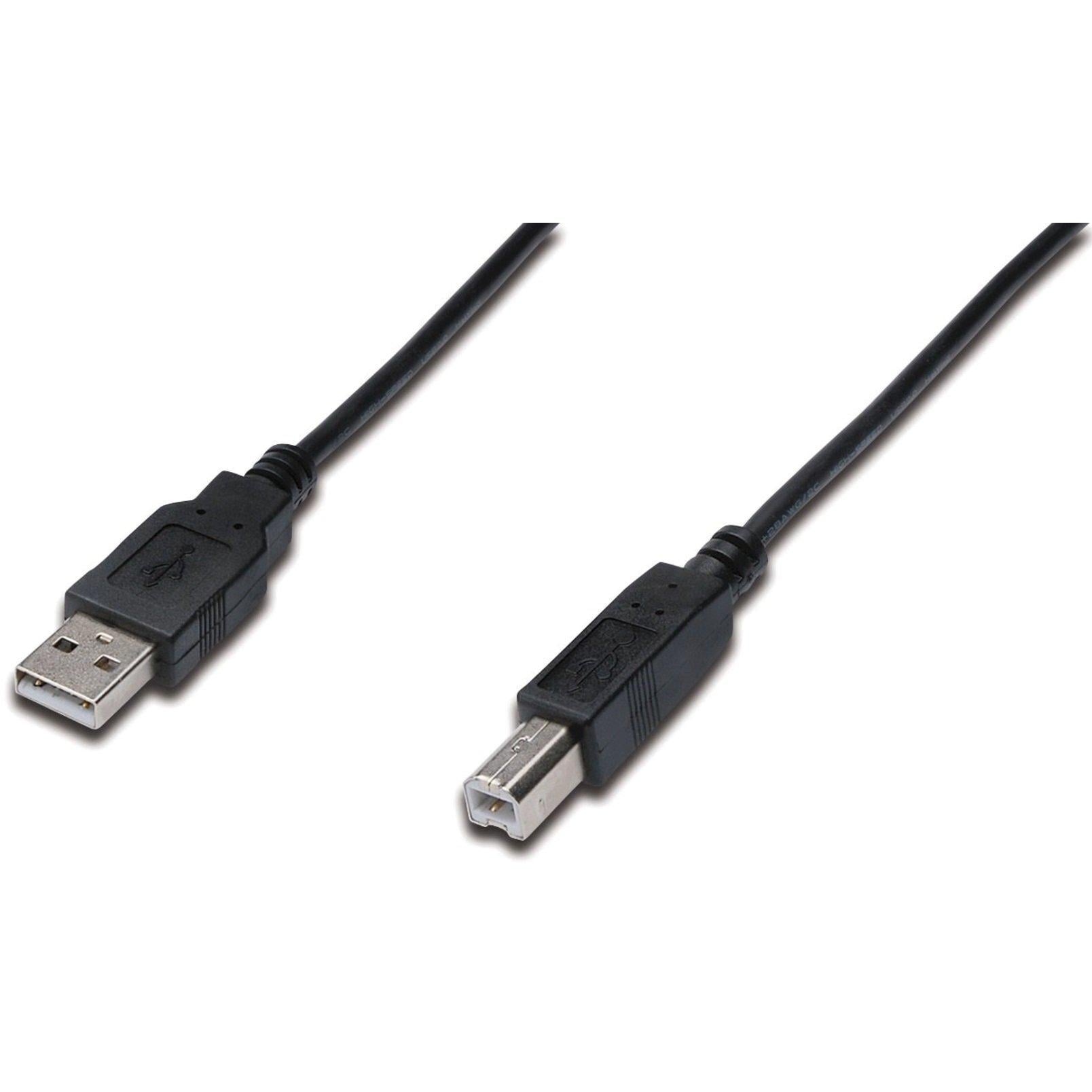 Кабель USB 2.0 AM to BM 5 м Черный (11878891)