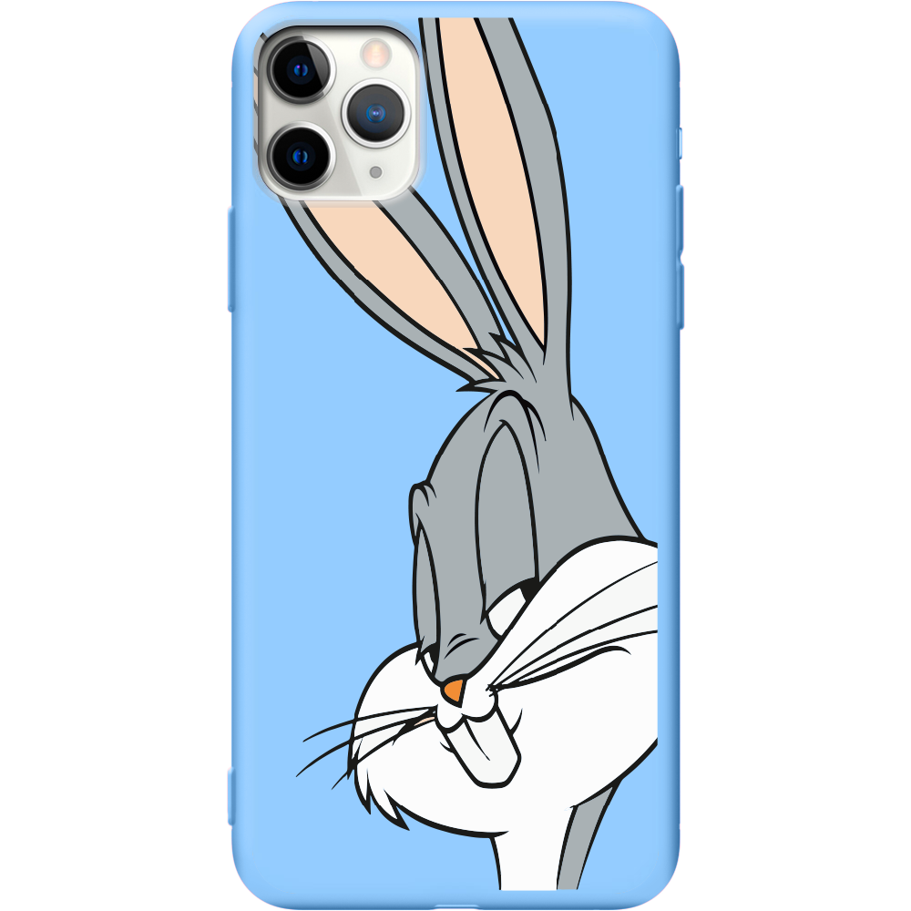 Чохол Boxface iPhone 11 Pro Lucky Rabbit Блакитний силікон (38189-bk81-43045)