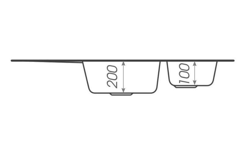 Мойка для кухни Platinum 9950 PANDORA Мокко (SP000025186) - фото 2