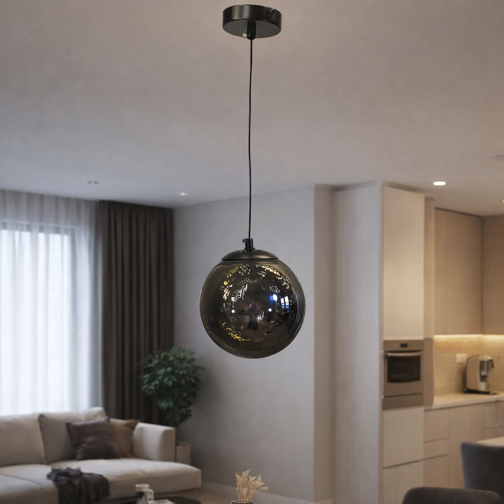 Подвесной светильник Mirror Smoke Light LED 3 режима свет 4W (20387/1ВК)