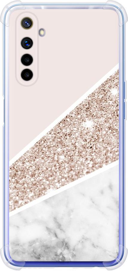Чехол на Realme 6 Пастельный мрамор (4342sp-1913-42517)