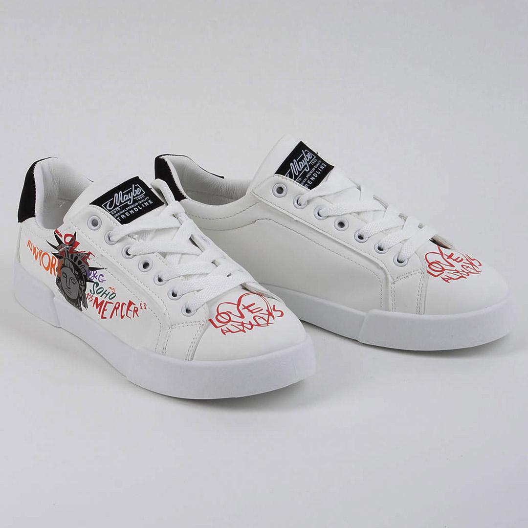 Кеди жіночі 339044 р. 36 23 см Білий - фото 4 Кеди жіночі 339044 р. 36 23 см Білий - фото 4