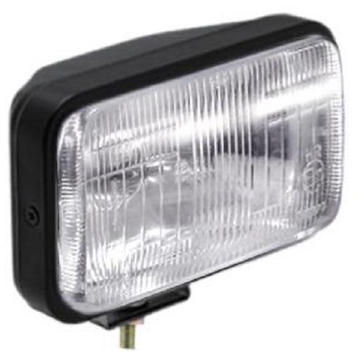 Фара додаткова DLAA 88B-W чорні/H3-12V-55W/155x90мм