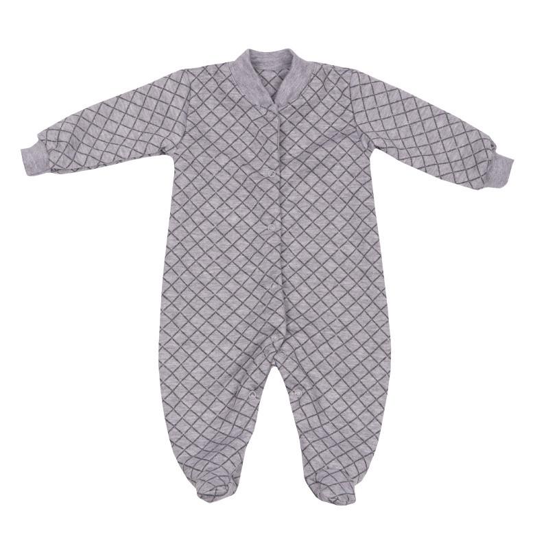 Человечек детский универсальный Gabbi KB-23-5 на кнопках теплый 68 см Темно-серый (13810) Человечек детский универсальный Gabbi KB-23-5 на кнопках теплый 68 см Темно-серый (13810)