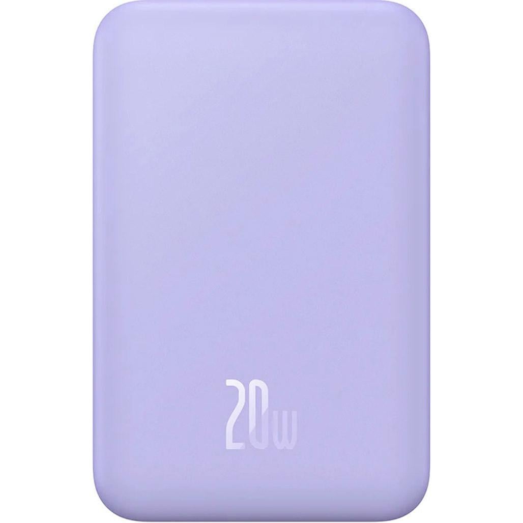 Внешний аккумулятор Baseus Magnetic Bracket Mini 5000 mAh 20W Purple (P10022107513-00)