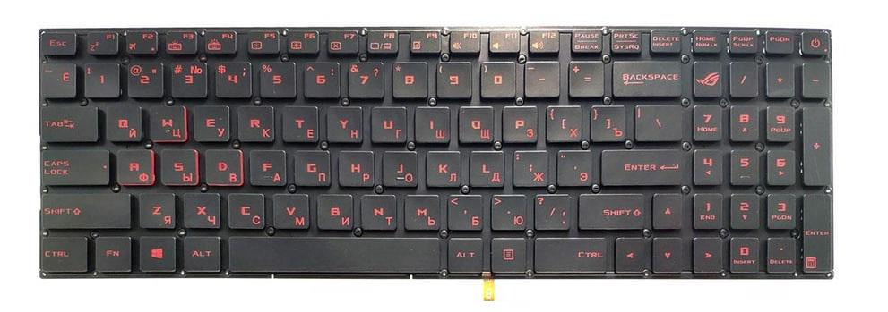 Клавиатура для ноутбука Asus GL502VMZ (0KNB0-6616RU00)