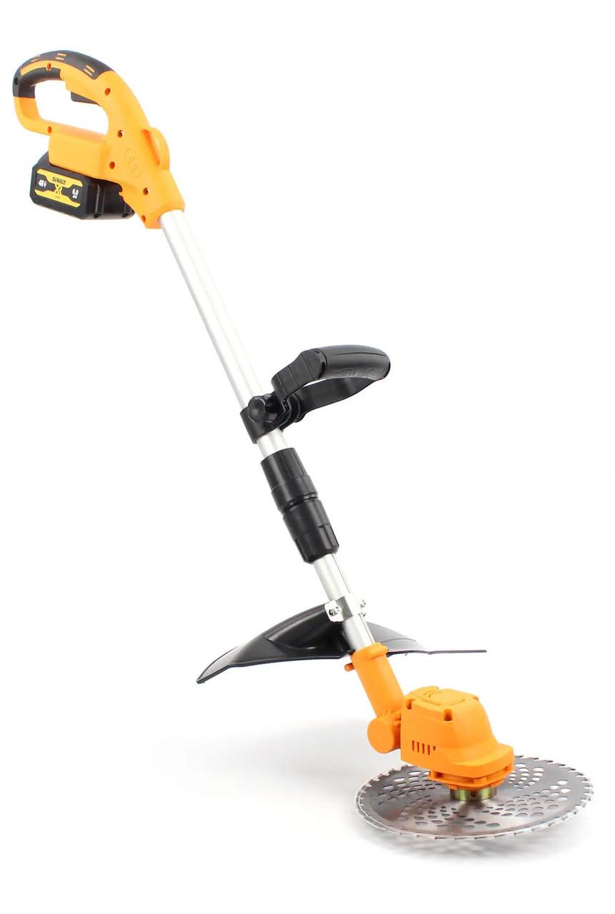 Акумуляторний безщітковий тример із телескопічною штангою 2 акумулятори THO 48 V - фото 5