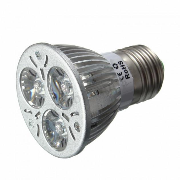 Лампа ультрафиолетовая для растений 3 Вт 3 led (24130)