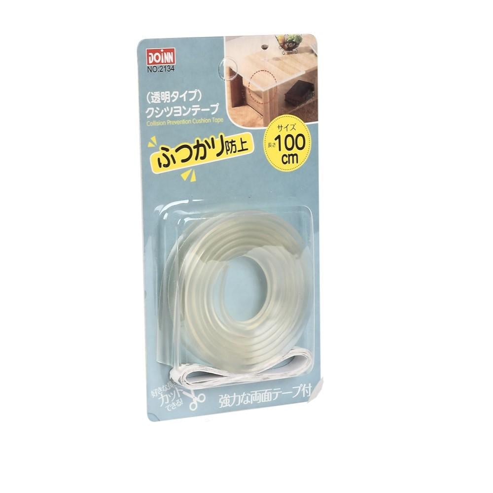 Защита на углы мебели DOING NO:2134 ПВХ 100 см уплотнитель мягкий Прозрачный (R94506)