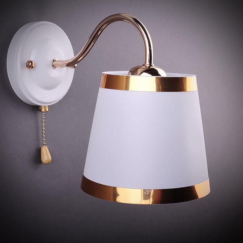 Бра настенное с абажуром Light House DL-17343/1W Белый