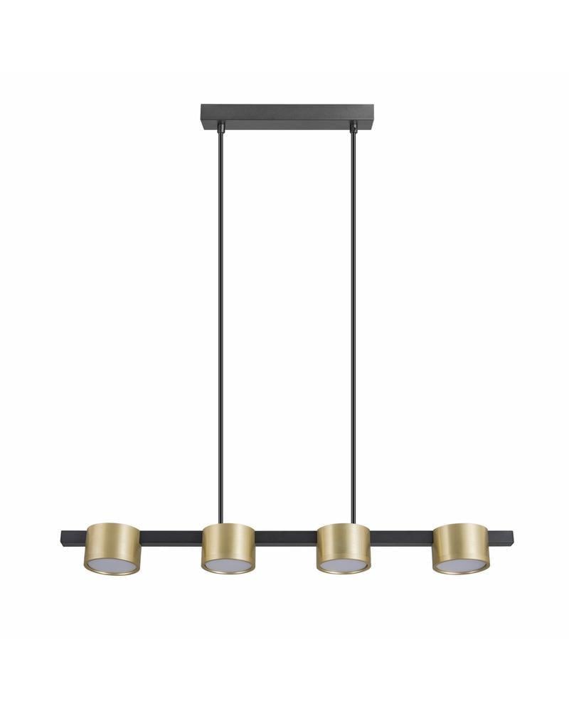 Люстра Polux 327338 Mirella для установки над столом/барной стойкой GX53 4x6W 4000K 660Lm IP20 Золотой (24574254)