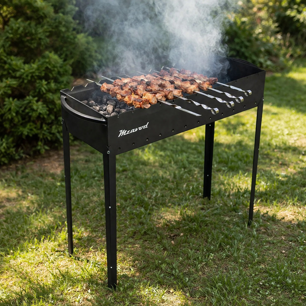 Мангал Jooki Еней на 12 шампурів 4 мм на ніжках (10157)