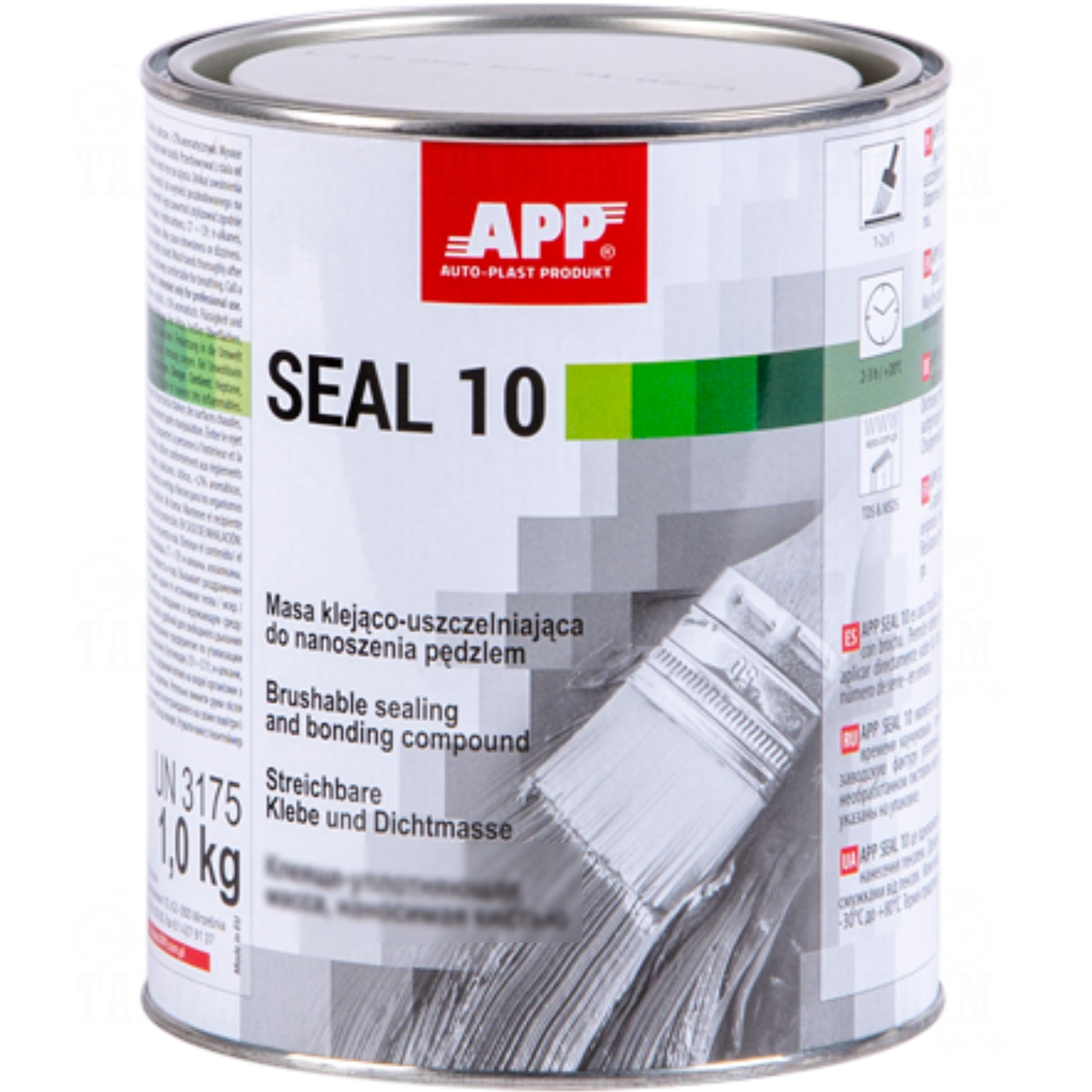 Герметик для нанесення пензлем APP SEAL 10 1 кг (APP_040101) Герметик для нанесення пензлем APP SEAL 10 1 кг (APP_040101)