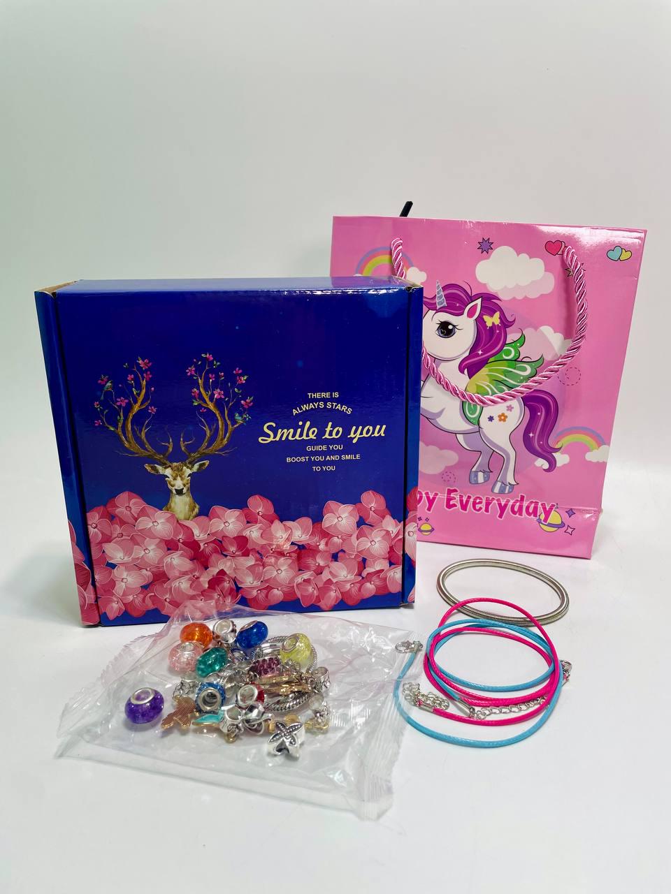 Набор украшений Пандора для девочки 762-31 шармы бусины в коробке - фото 3 Набор украшений Пандора для девочки 762-31 шармы бусины в коробке - фото 3