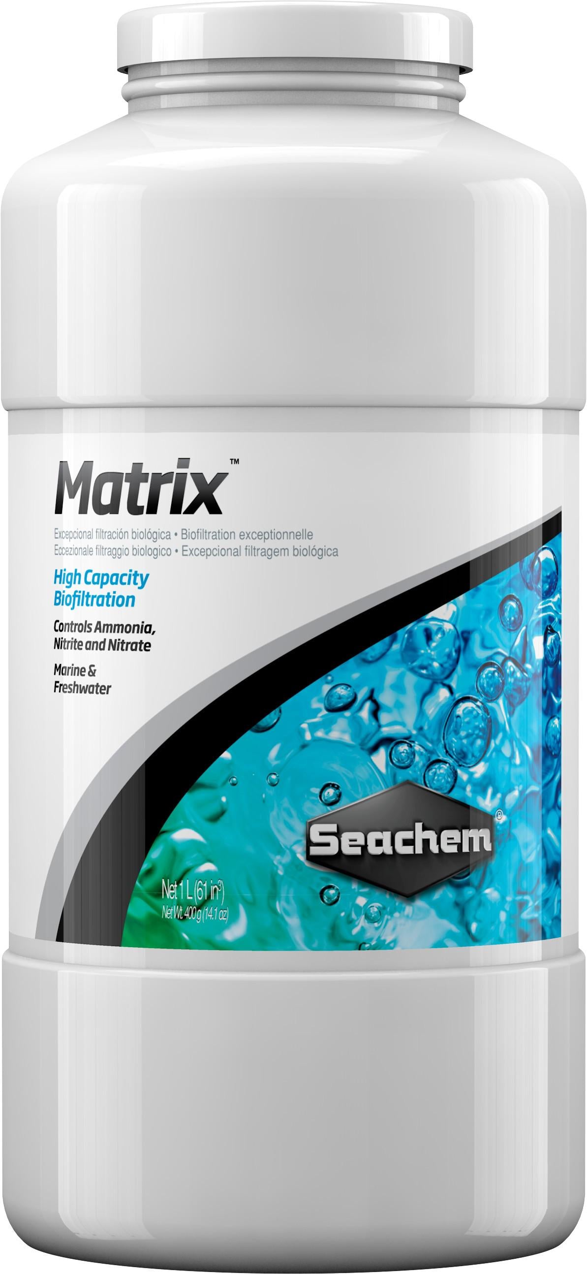 Наполнитель для биологической фильтрации Seachem Matrix 1000 мл Наполнитель для биологической фильтрации Seachem Matrix 1000 мл