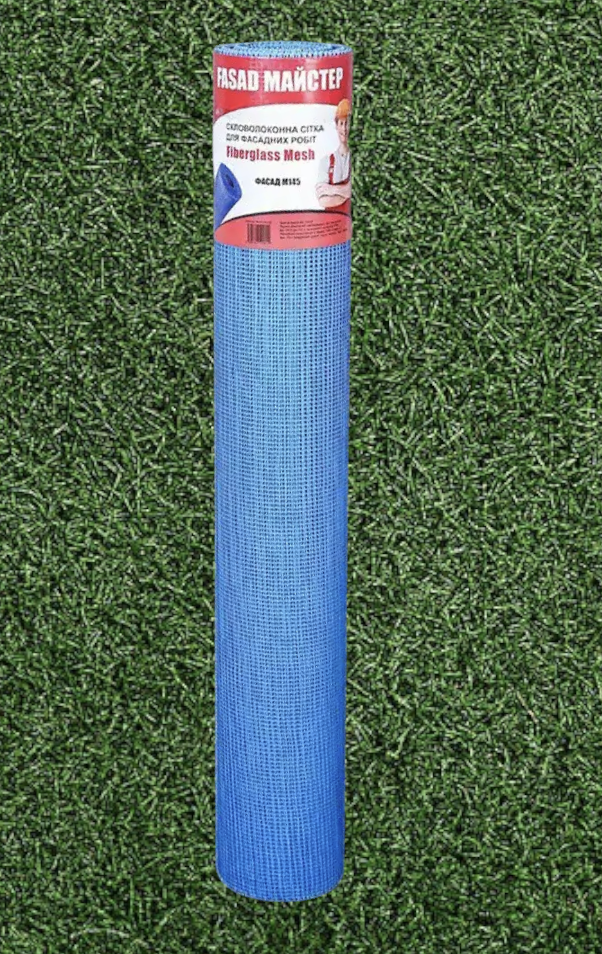 Сетка фасадная Master Fasad Premium M145 для отделочных работ 145 г/м2 10 м Синий (1007) - фото 2