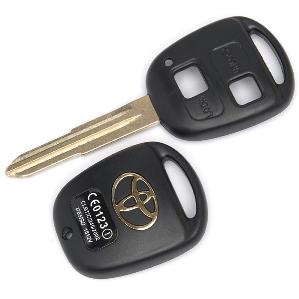 Корпус ключа на 2  кнопки Toyota Avensis/Corolla/RAV 4/Camry 30/Land Cruiser 100