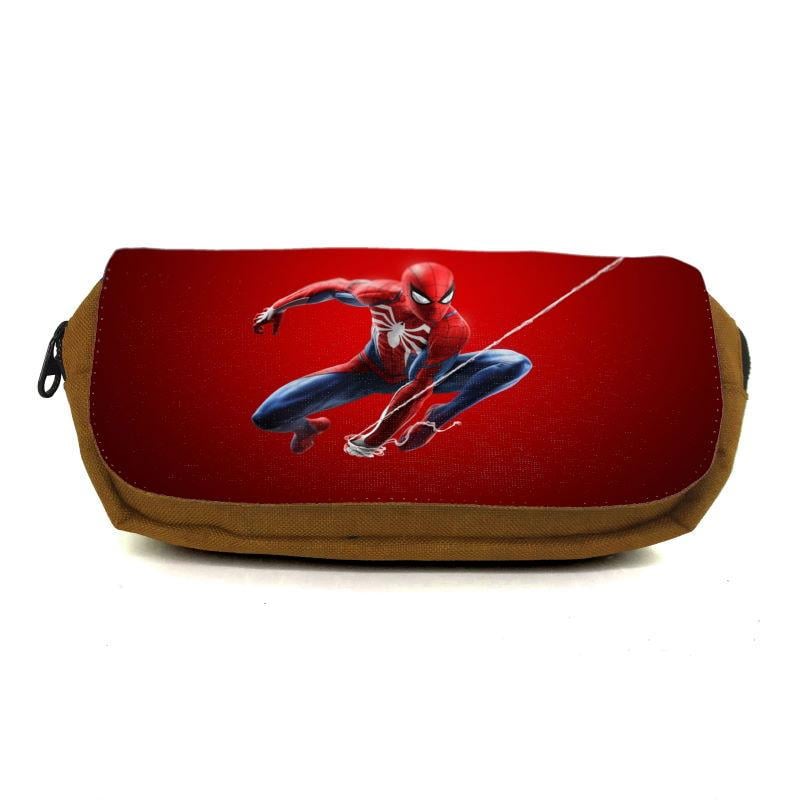 Пенал школьный Паук Spiderman-033 Оранжевый (1560354560)